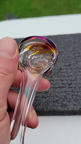 Preview pic of Bubble hash spoon #41 amber purplicious