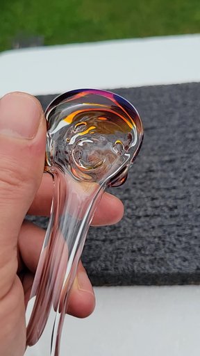Preview pic of Bubble hash spoon #41 amber purplicious