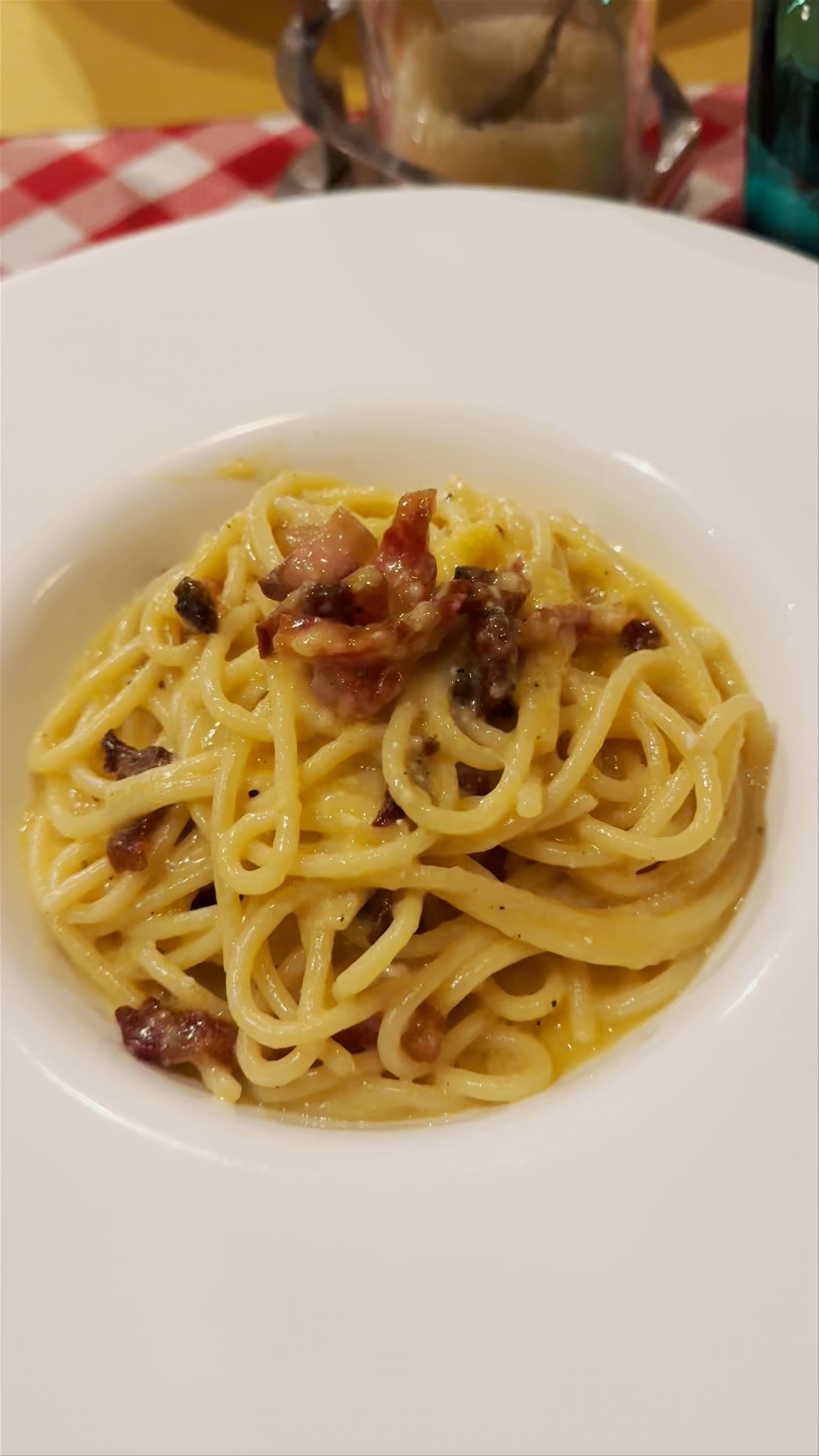 Classic Italian Carbonara Experience at Osteria dal Cavaliere, Verona