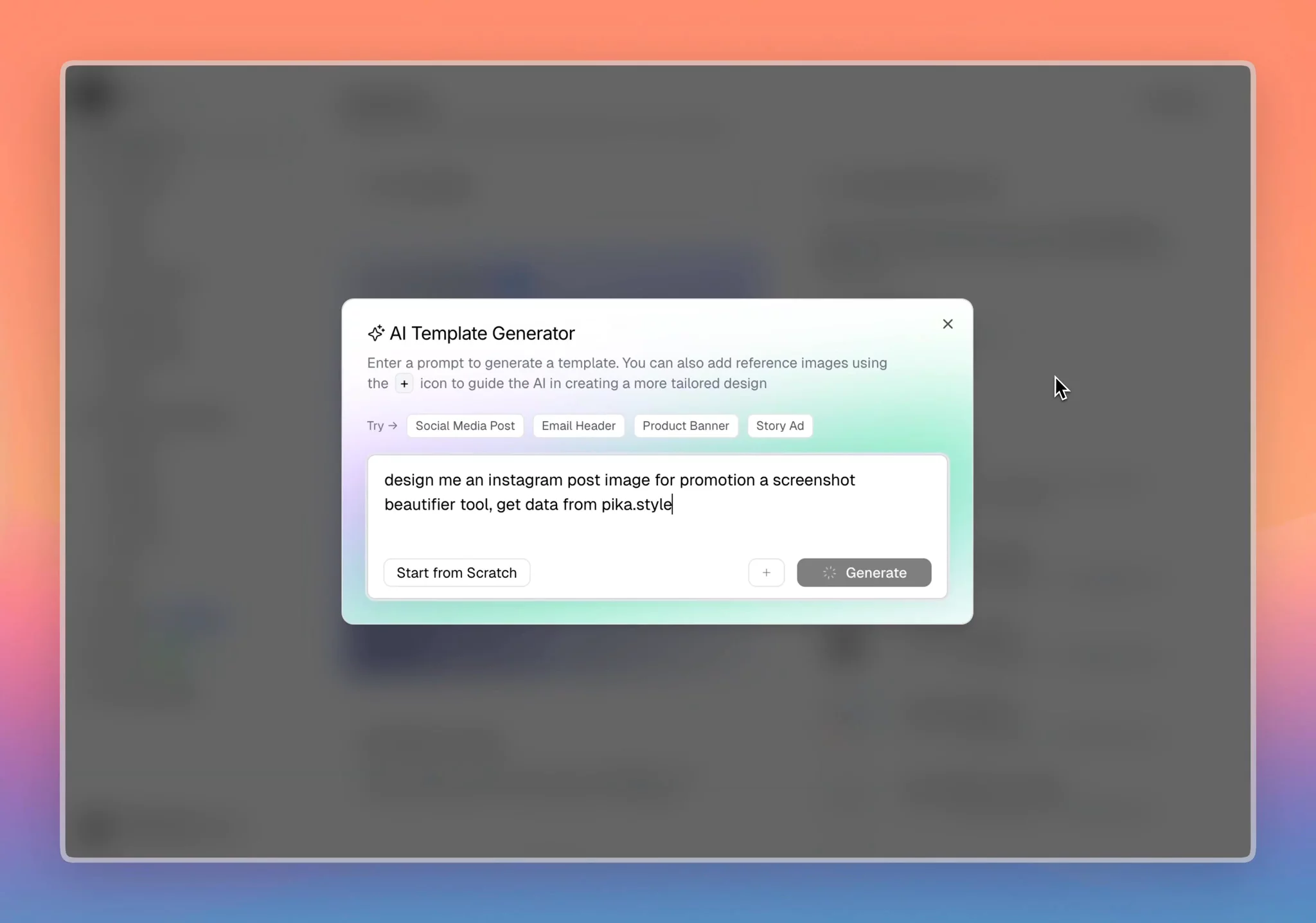 AI Template Generator image 1