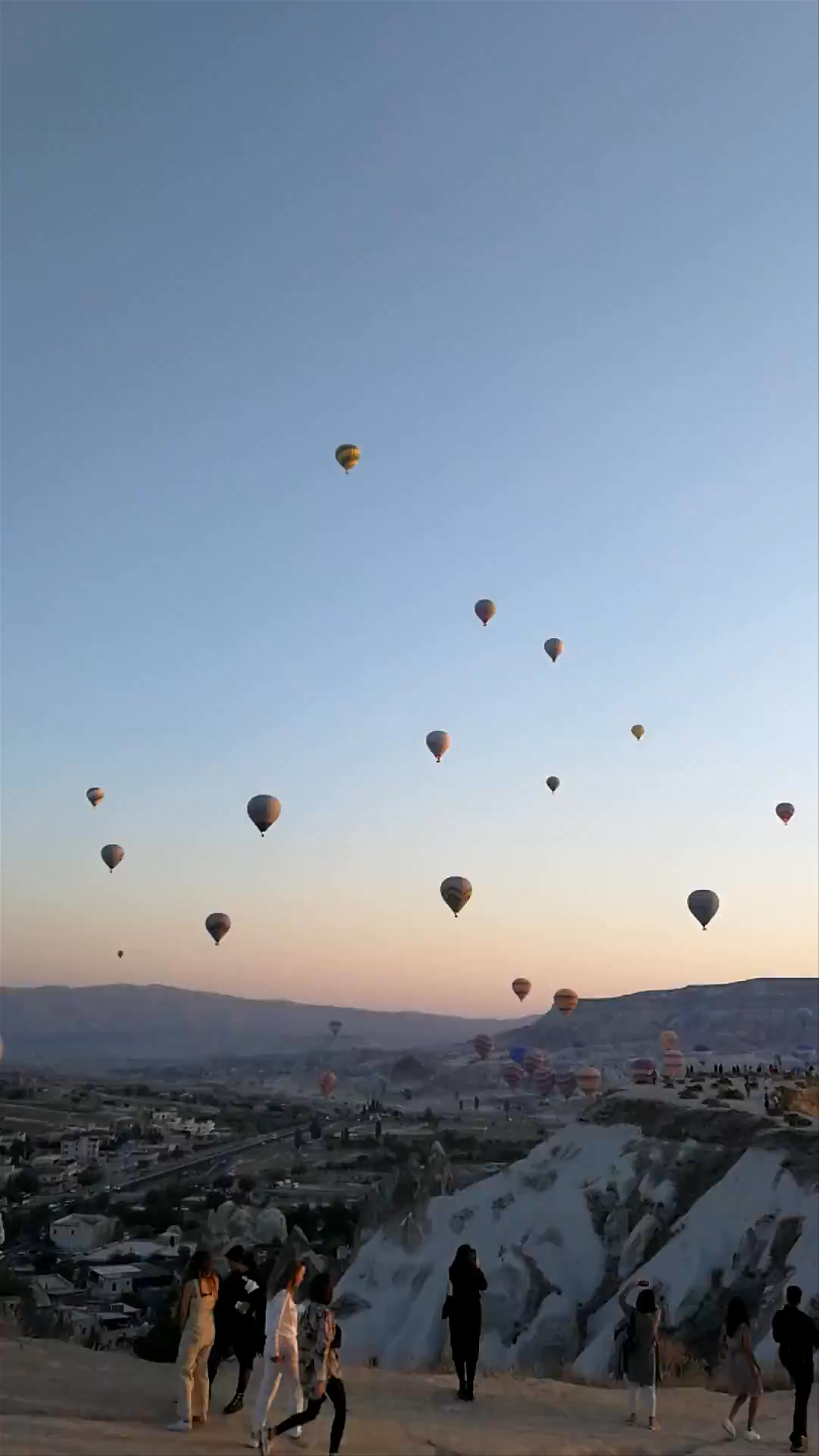 Sunset Hot Air Balloon Views at Göreme, Cappadocia
