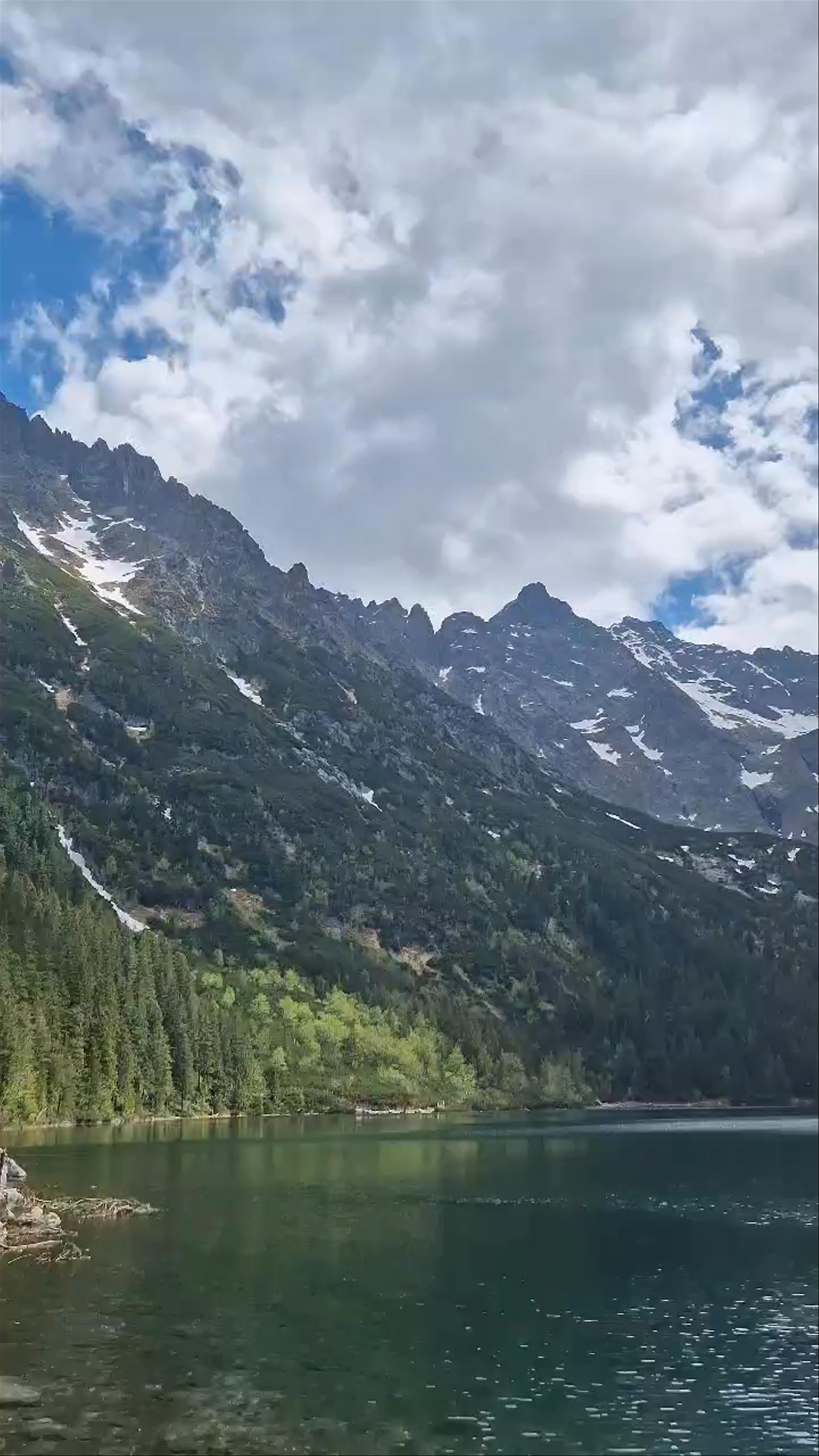Majestic Mountain Lake Views at Morskie Oko, Poland