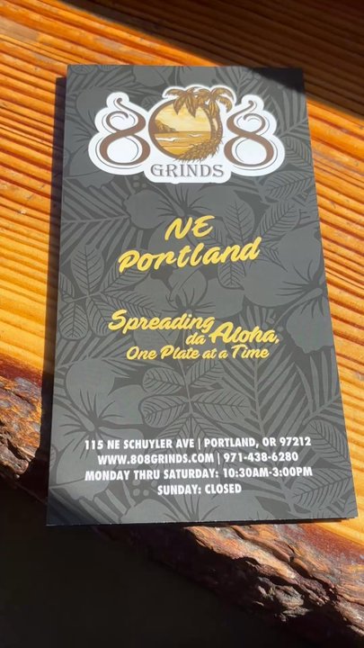 808 Grinds - Food Trucks Near Me - Portland, Oregon