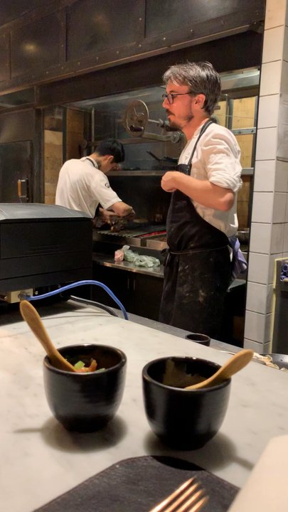 Palermo - Sitting at the kitchen - Steakhouses Near Me - Melbourne, VIC