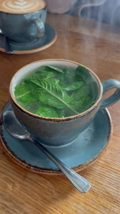 Wild Cafe - Nice cup of Hot Fresh Mint Tea! - Coffee & Tea Near Me - Bath, BAS