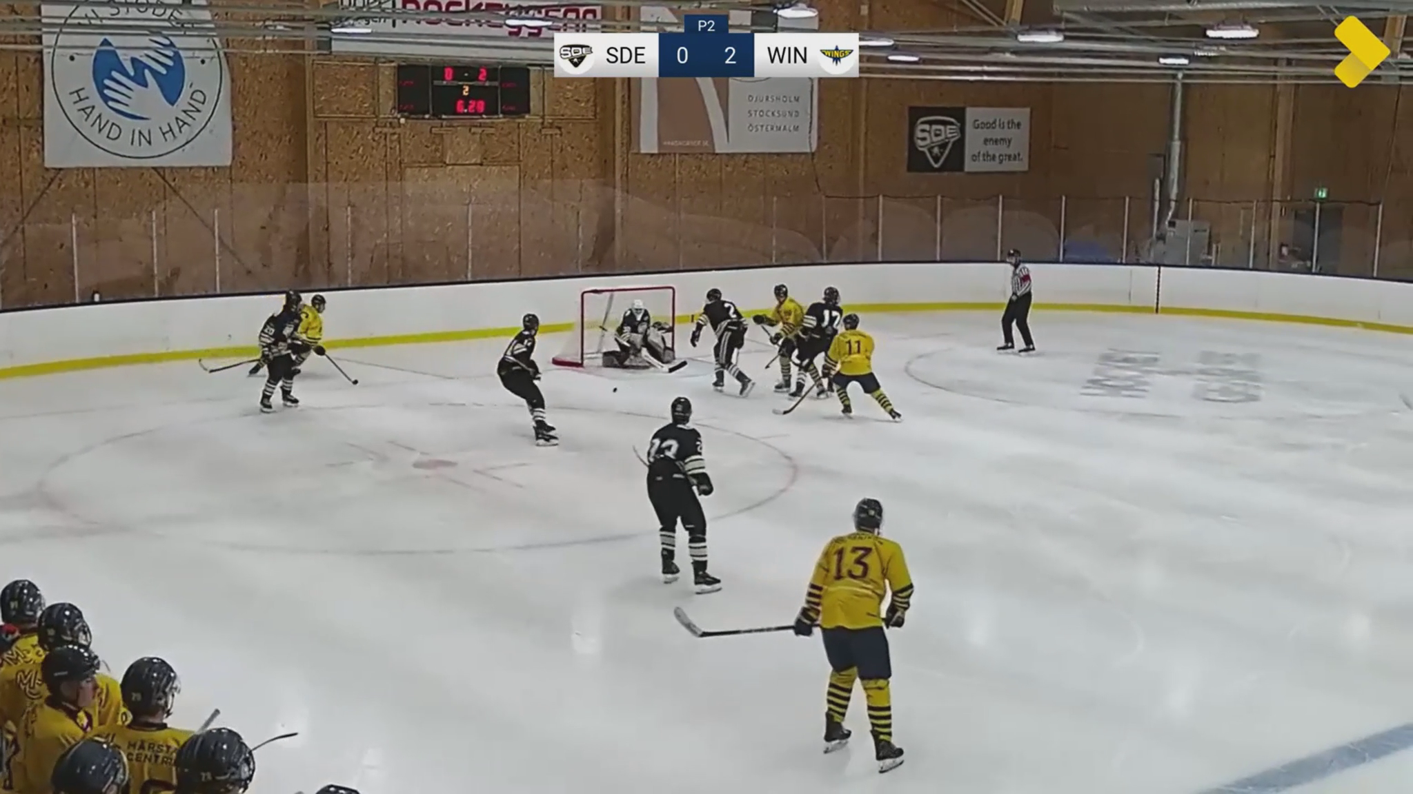 Vojtech Mrazek #16: Passing and following the puck