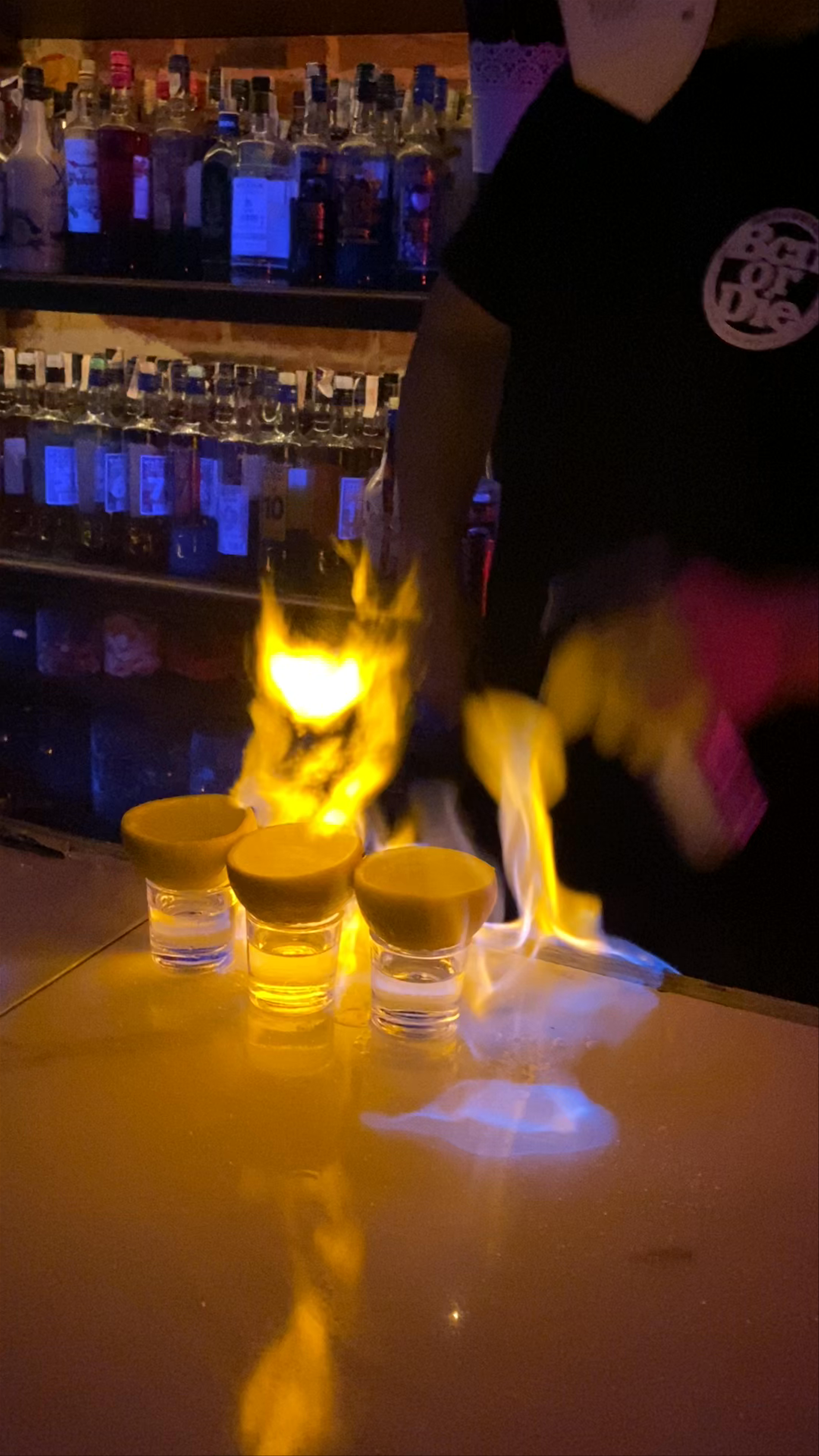 Espit Chupitos Fire Shots Experience in Barcelona
