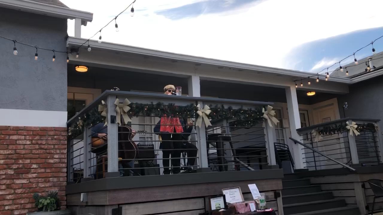 Moonstone Cellars - Dulce Band played in courtyard for us. She & her band were great! So fun and enjoyable - Wineries Near Me - Cambria, California