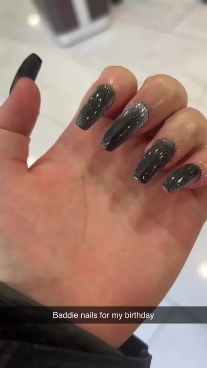 BeBe Nail Spa - Cateyes nails $80 full set 10/23/25. My baddie birthday nails - Nail Salons Near Me - San Clemente, California