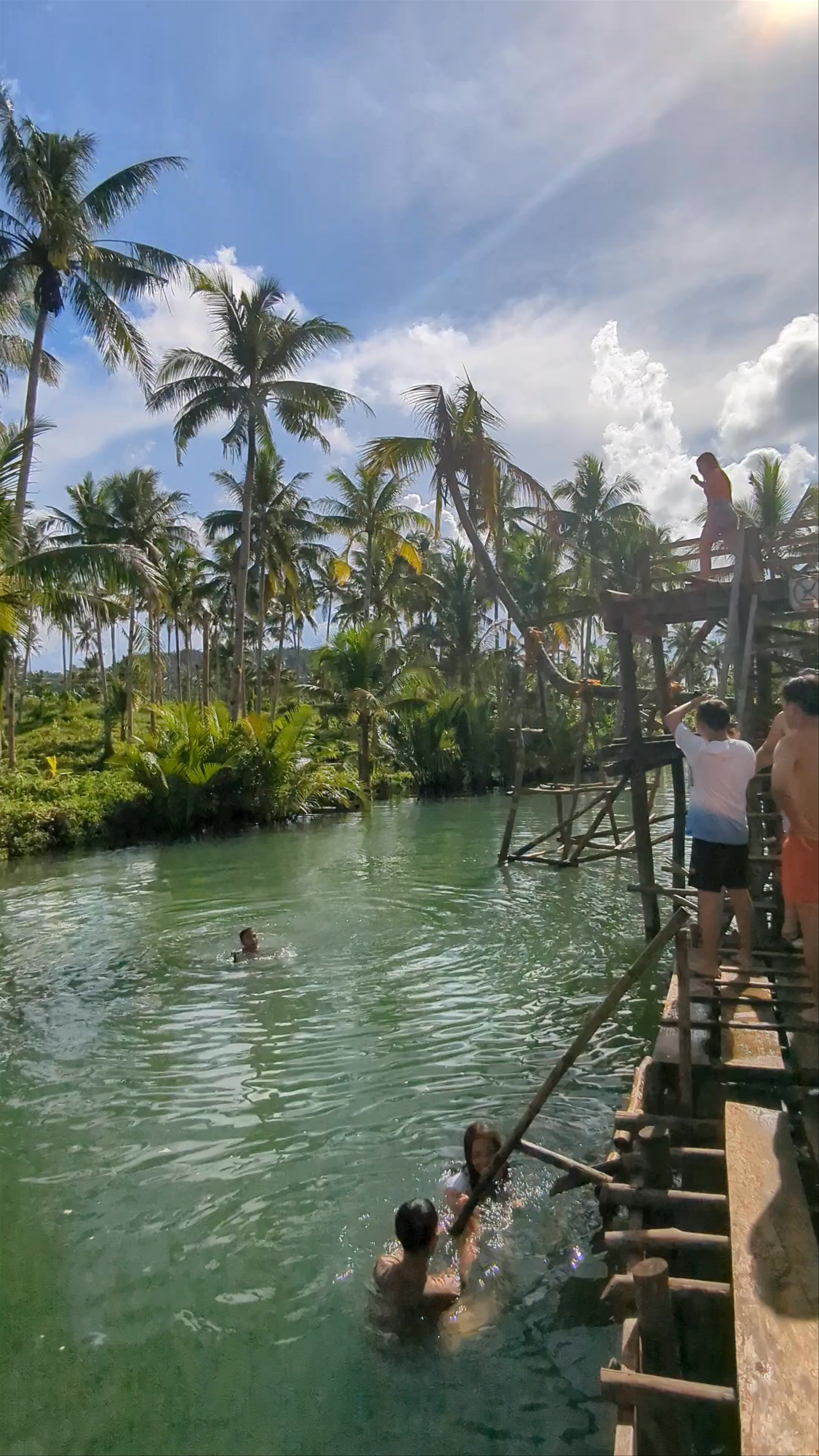 Maasin Bridge River Swing