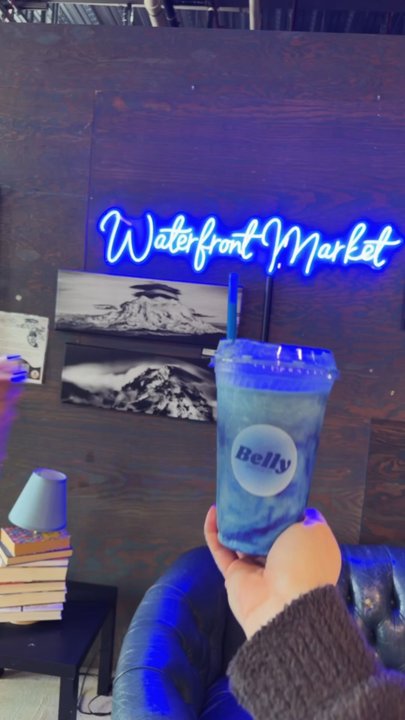 Belly Smoothie - Blue Belly + Jelly Belly smoothies - Coffee & Tea Near Me - Ruston, Washington
