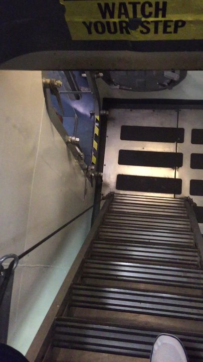 USS Turner Joy - Tight walk down stairs - Museums Near Me - Bremerton, Washington