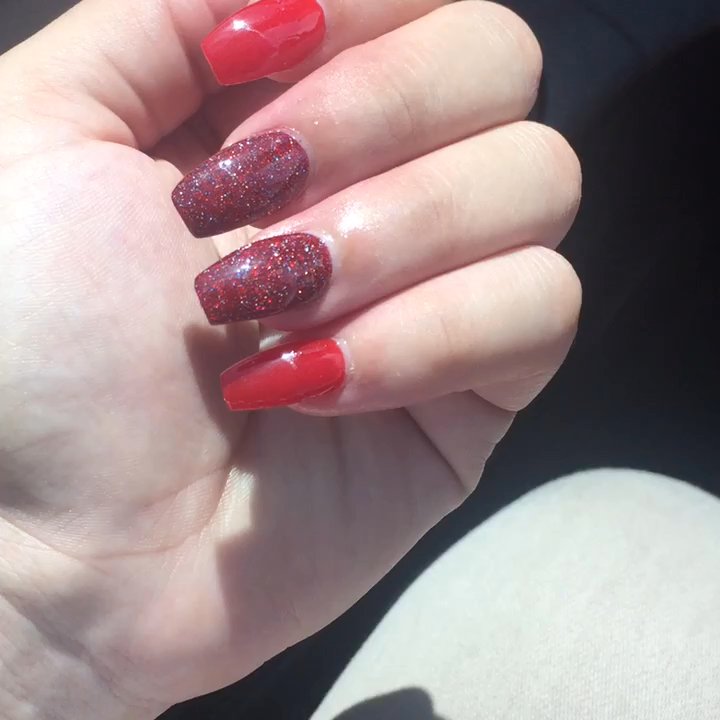 Luxx Nails - Tried dipped/powder nails for the first time! Love them! - Nail Salons Near Me - Temple, Texas