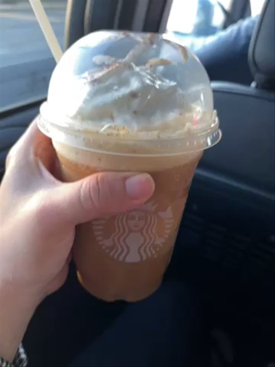 Starbucks - This is supposed to be a Frappuccino. It's water - Coffee & Tea Near Me - Delano, California
