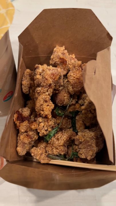 T4 - Basil Popcorn Chicken - Bubble Tea Near Me - Oakland, California