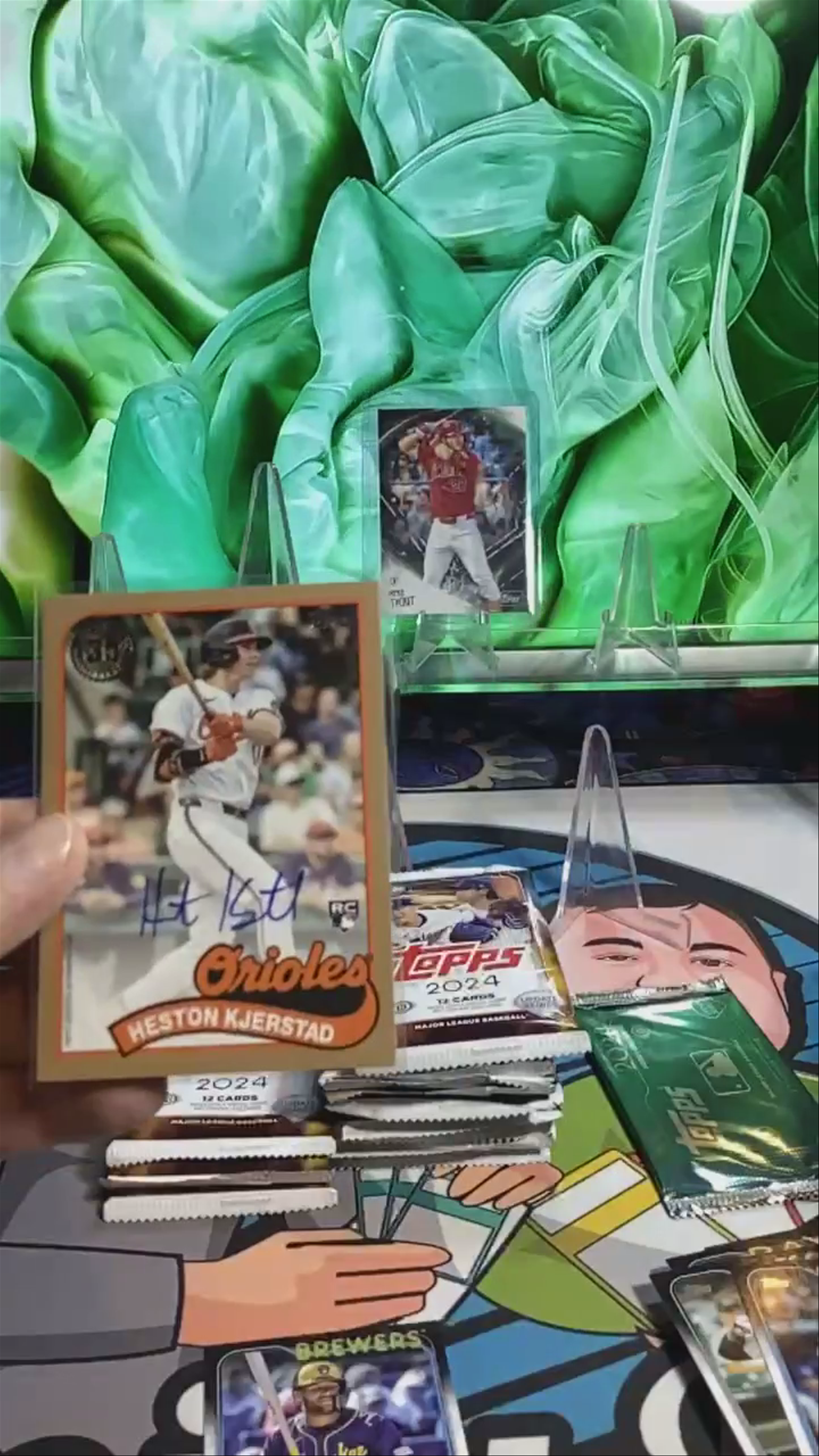 Heston Kjerstad Gold Auto /50 Topps Update
