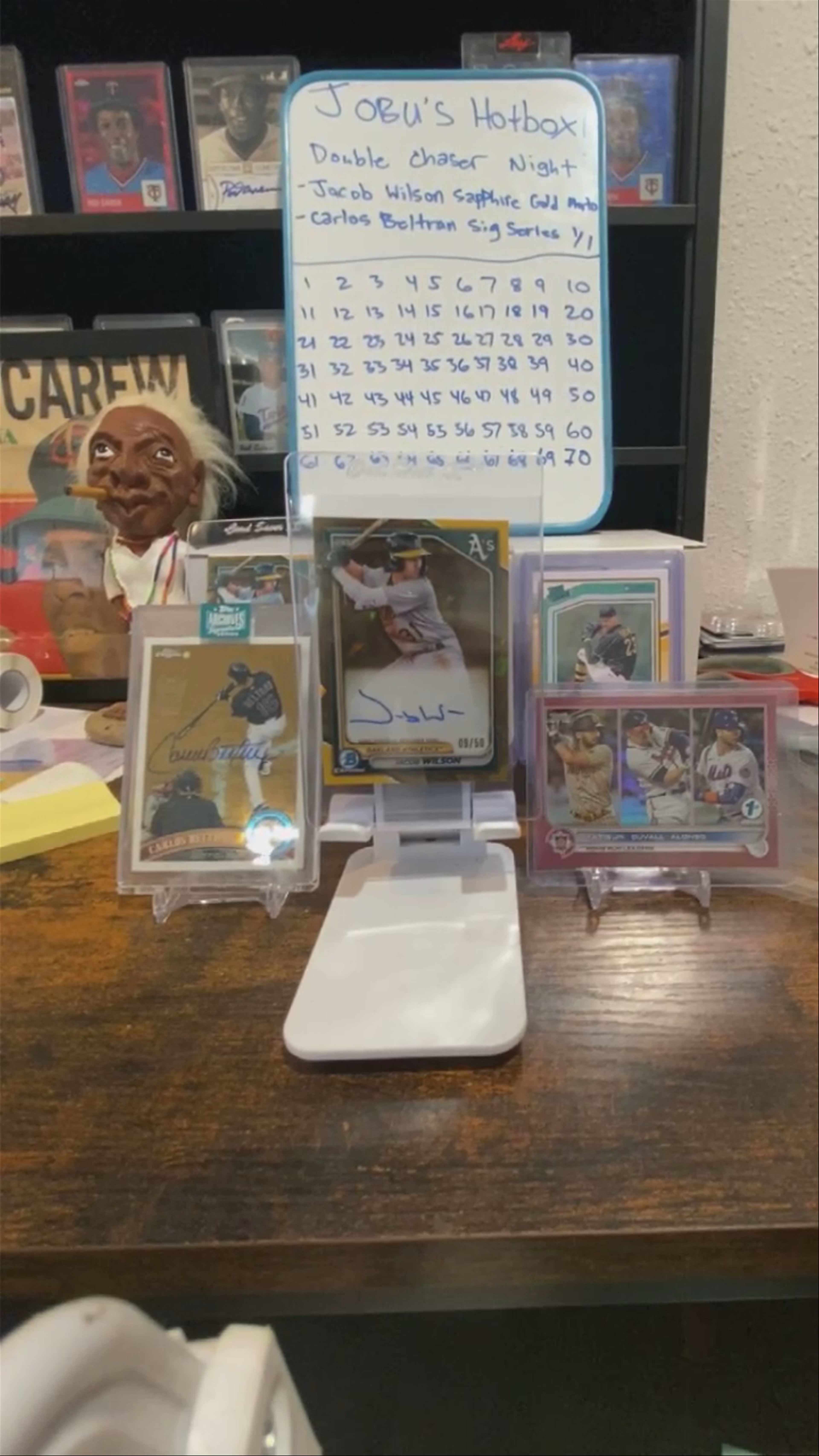 Double chaser night! Beltran 1/1 & Jacob Wilson Gold Sapphire Auto in the Hotbox!!!
