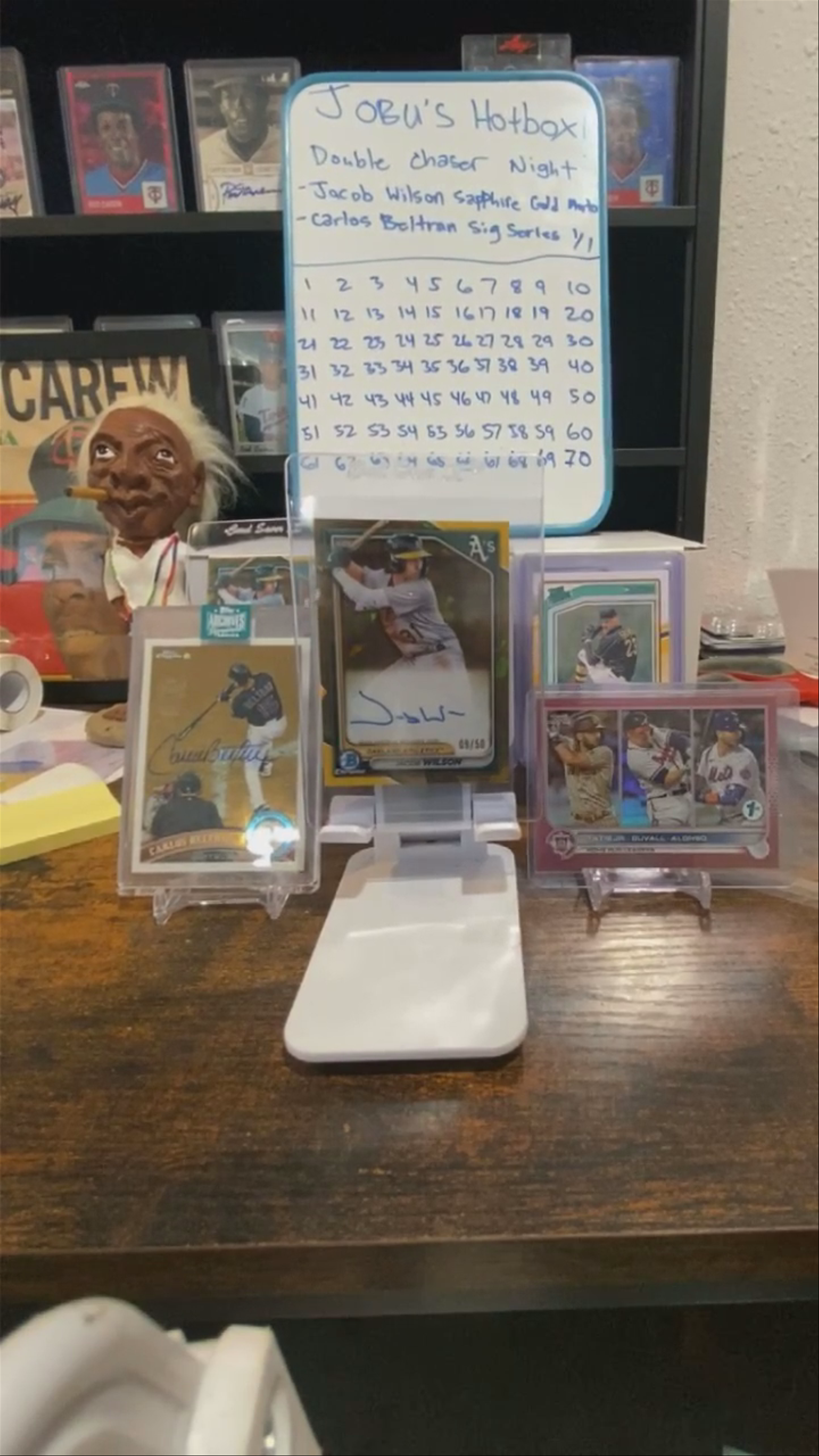 Double chaser night! Beltran 1/1 & Jacob Wilson Gold Sapphire Auto in the Hotbox!!!
