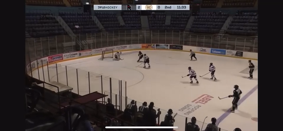 Brendon Baldinger's Stunning Breakaway Save vs Hershey Cubs
