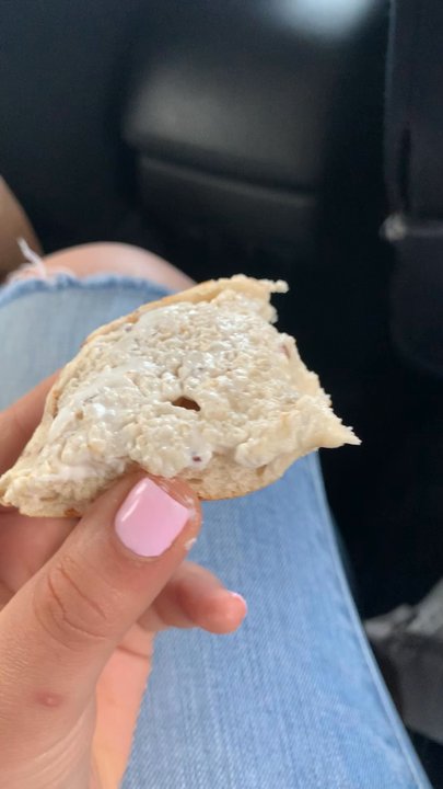 Cassidy's Corner Cafe - Not even toasted AND barely any cream cheese - Bagels Near Me - La Mirada, California
