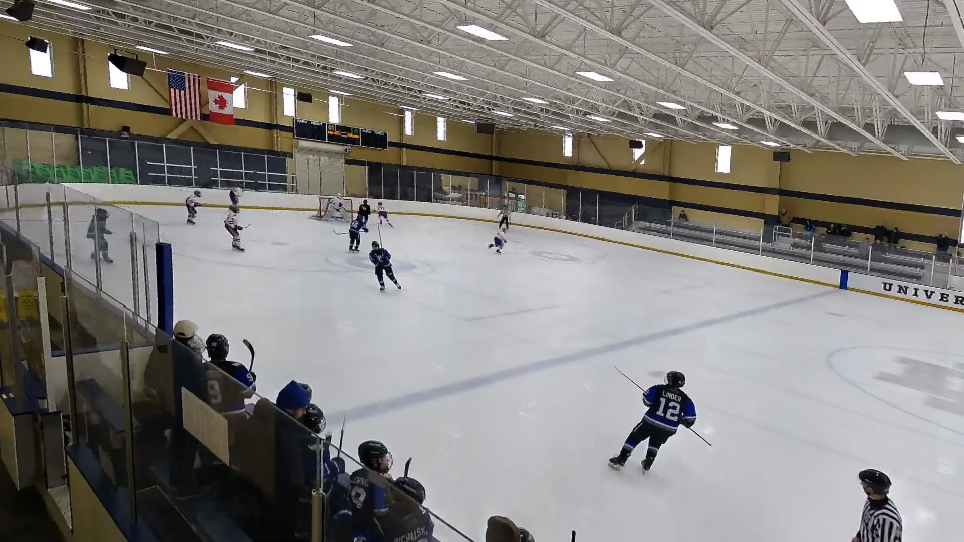 Cooper covers his D partner to save a goal.