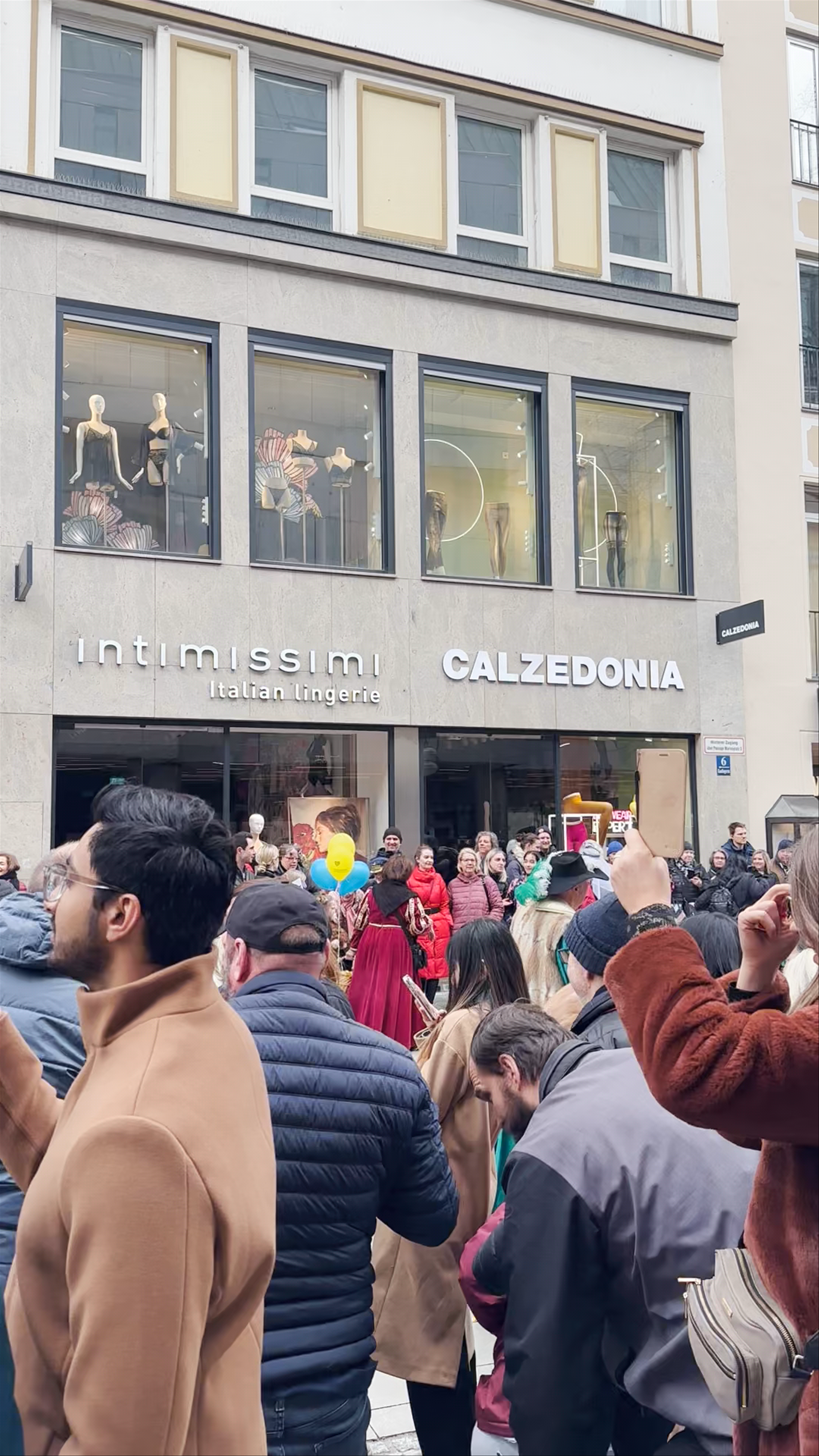 Carnival Parade Vibrancy at Kaufingertor Passage, Munich