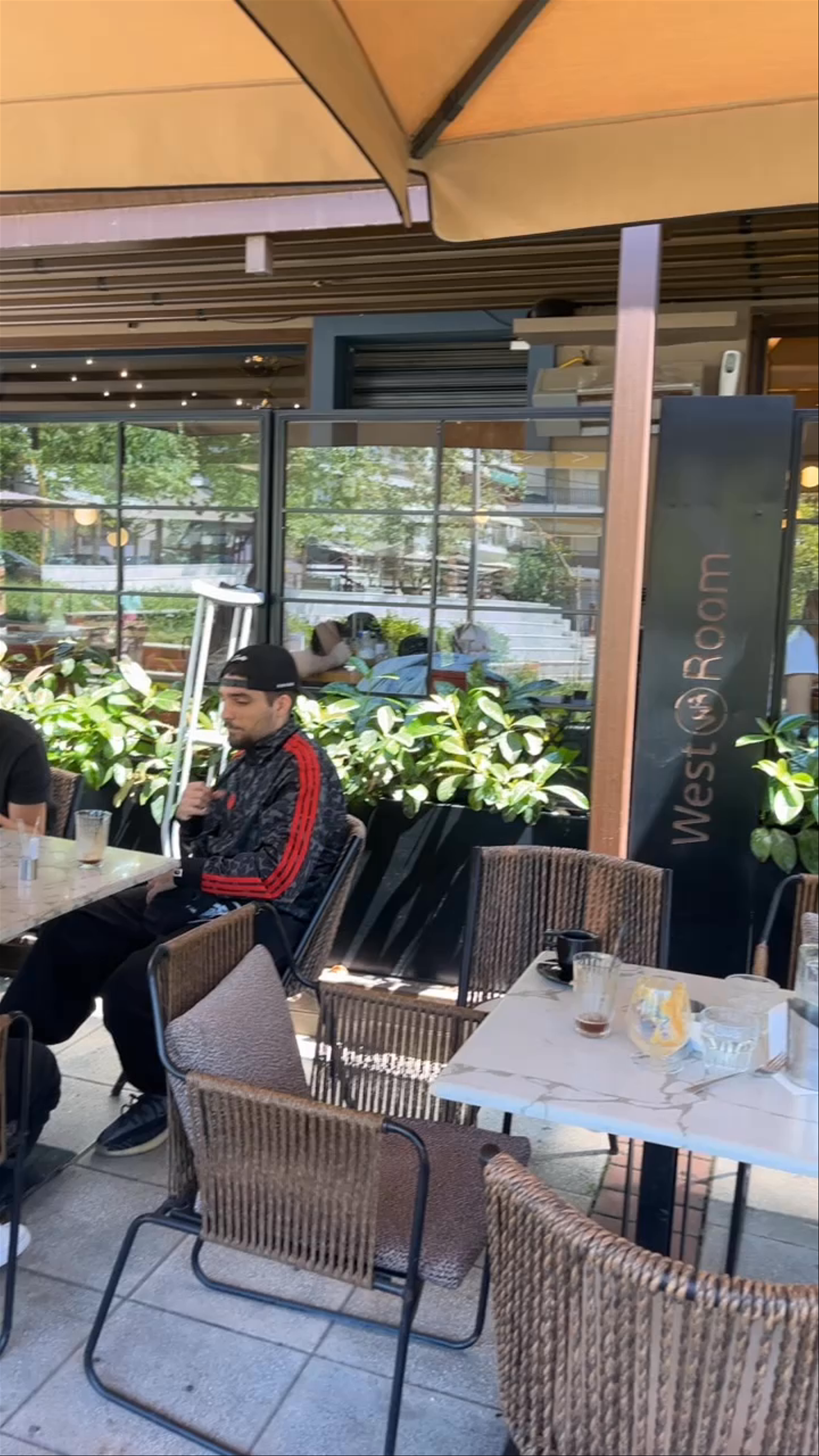 Sunny Afternoon at West Room Café in Thessaloniki