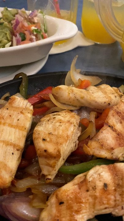 Viva Juan - Steaming Chicken Fajitas - Mexican Near Me - Selden, New York