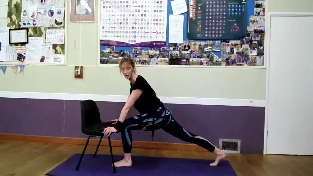 Morning chair stretch