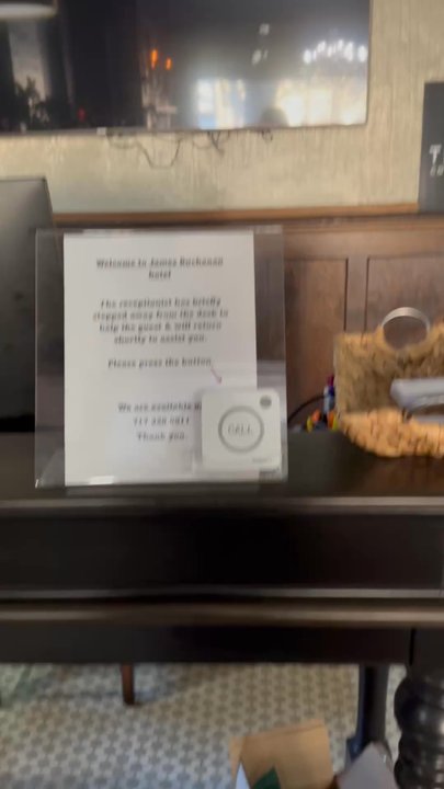 James Buchanan Hotel - Front desk clerk was MIA when checking out. - Hotels Near Me - Mercersburg, Pennsylvania