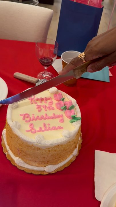 Baraona's Baking Co - Birthday cake and birthday song for me. Well, I'd love to cut the cake. - Bakeries Near Me - Maple Heights, Ohio