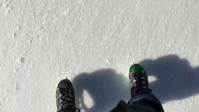 Ice skating POV
