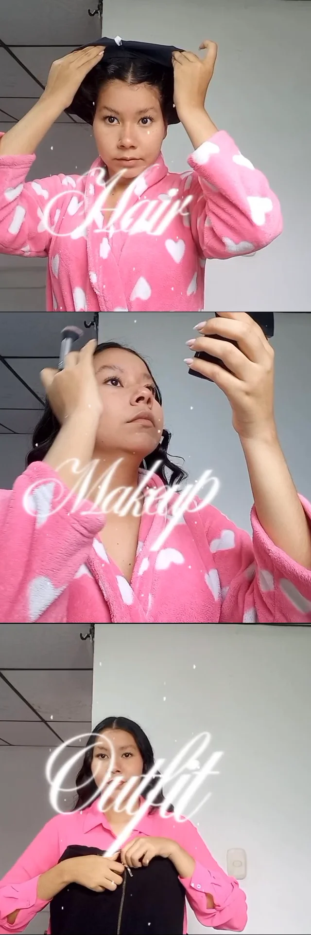 Hair, Makeup, Outfit