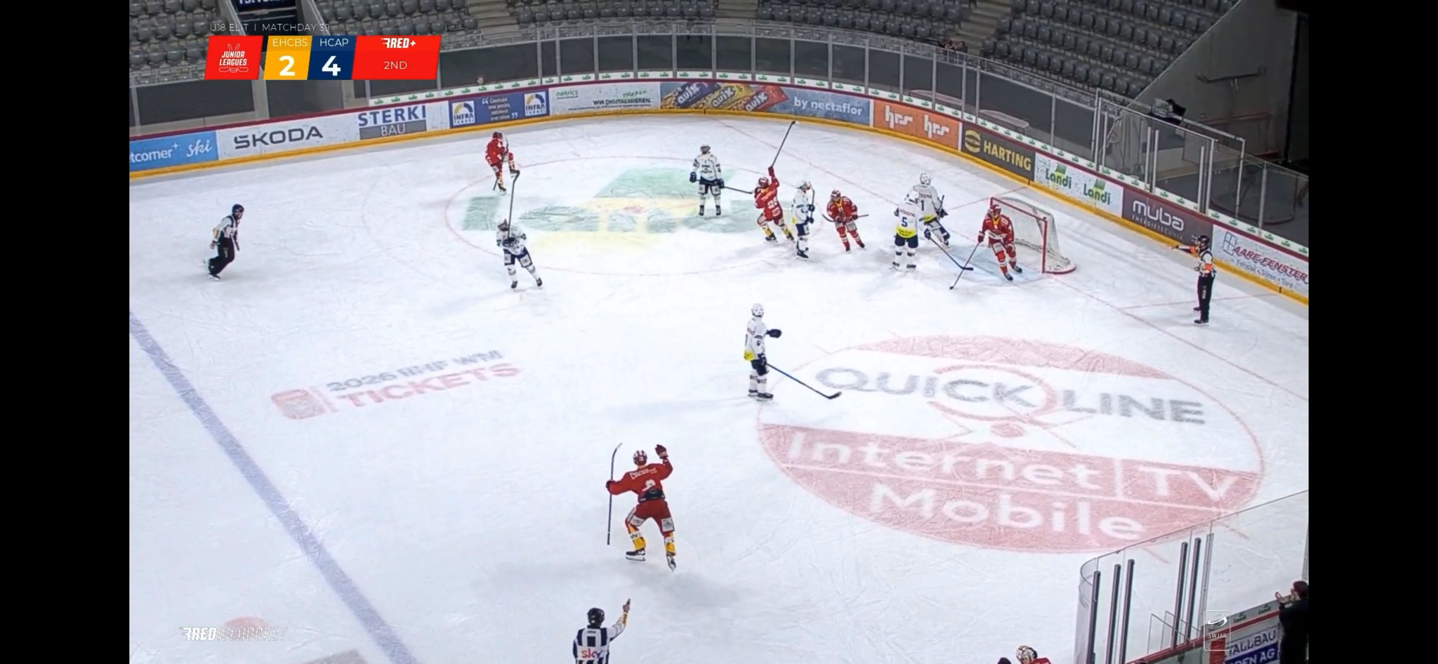 Tom Hirtzlin Scores Top Shelf: EHC Biel-Bienne U18 Highlights