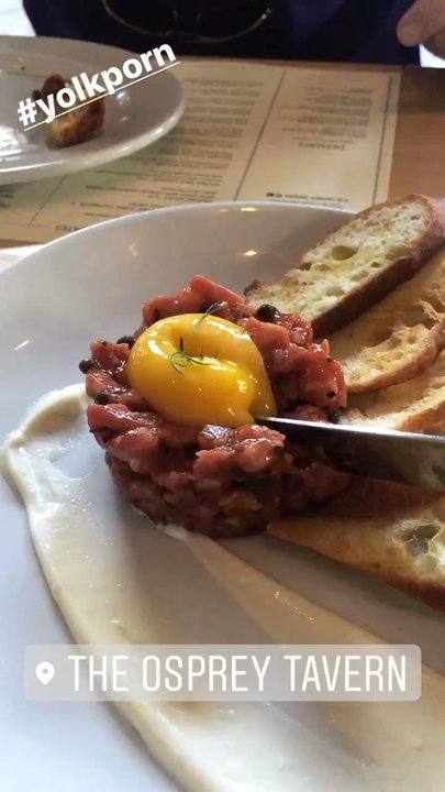 The Osprey - Steak tartare/yolk porn! Lol - Seafood Near Me - Orlando, Florida