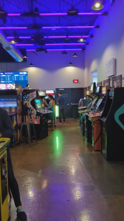 Continues Arcade - View from the high-top tables - Bars Near Me - Alexandria, Virginia