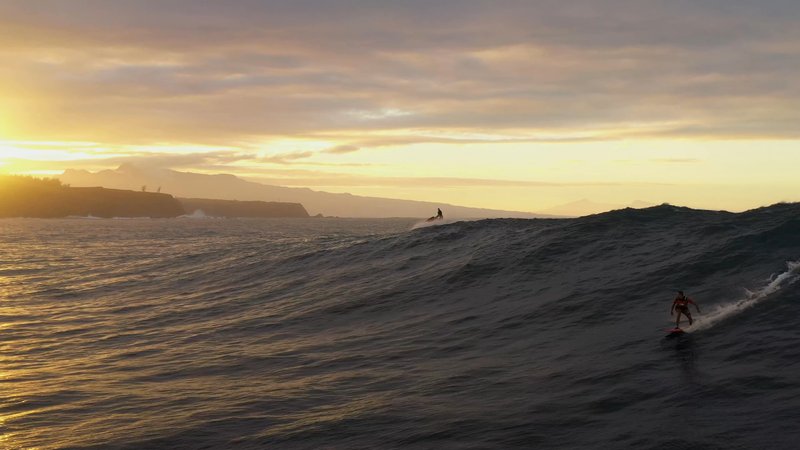 Surfer by Drone poster