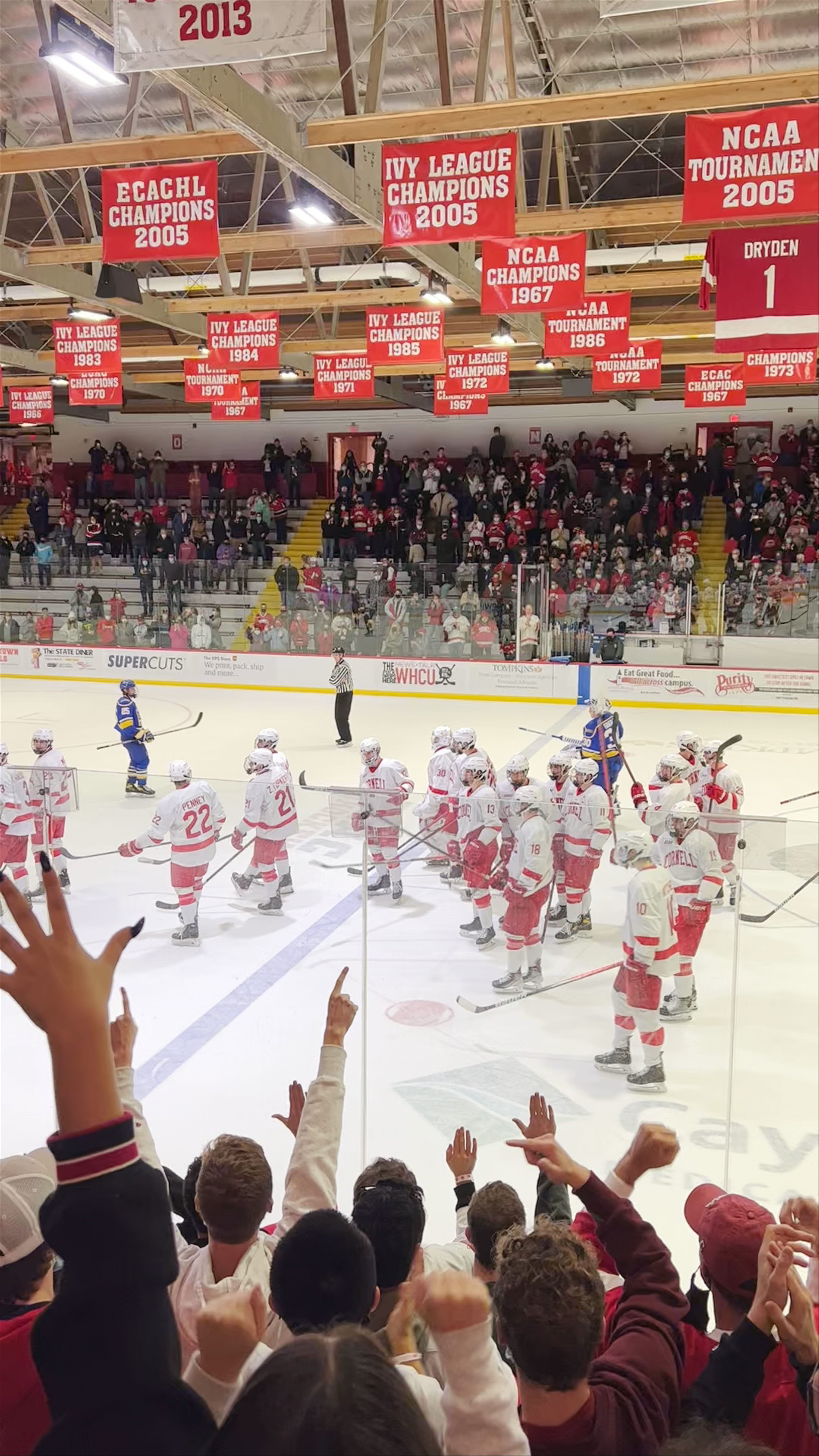 Electric Ice Hockey Match at Lynah Rink, Ithaca, NY