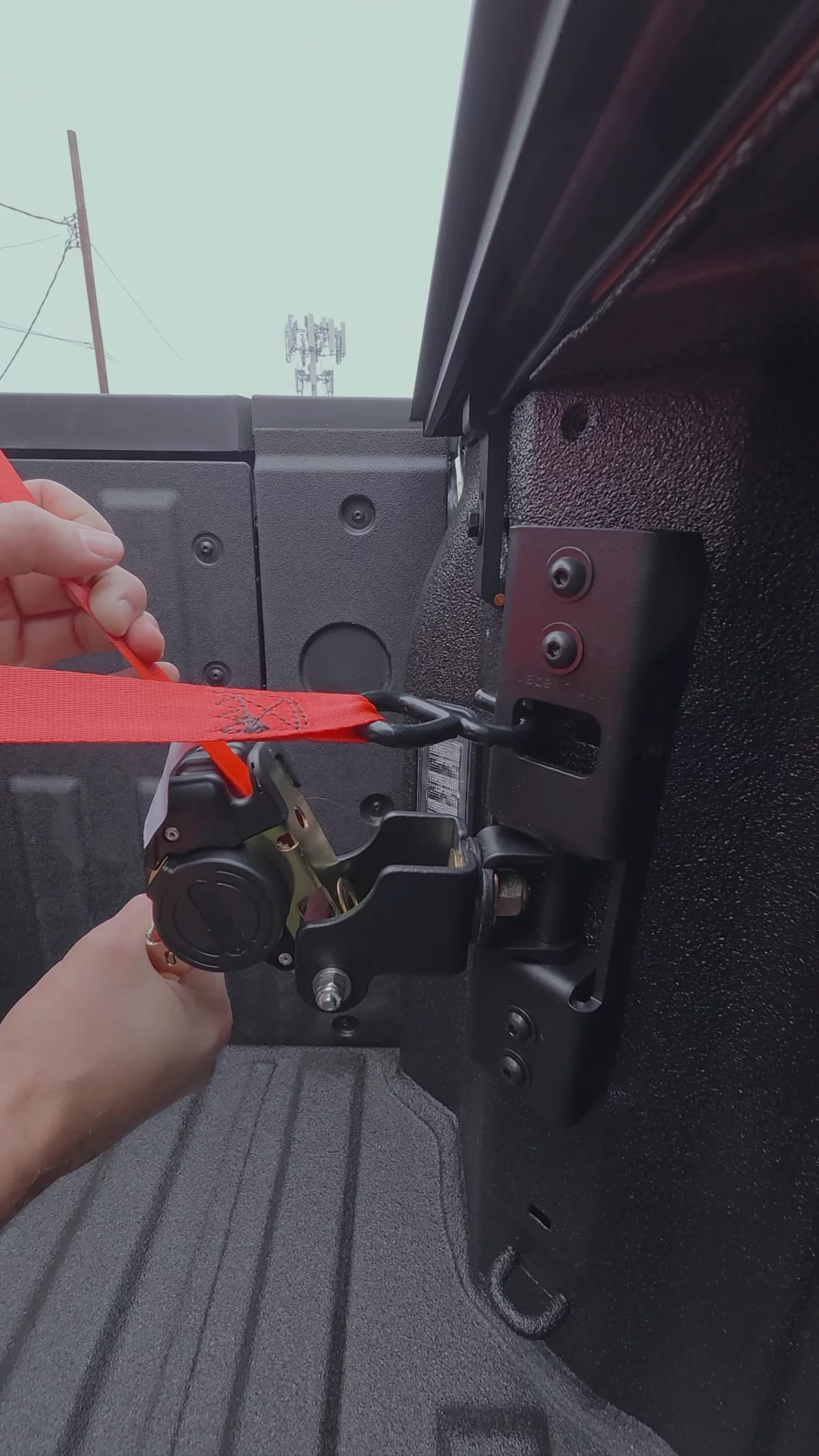 Ultimate Retractable Ratchet Straps® for Chevy/GMC (2019+) in action