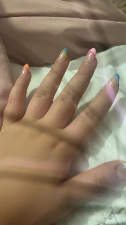Mi Nails - they did so good they were really nice and ot was fancy mine were customized so it was 65 and good quilty - Nail Salons Near Me - New Caney, Texas