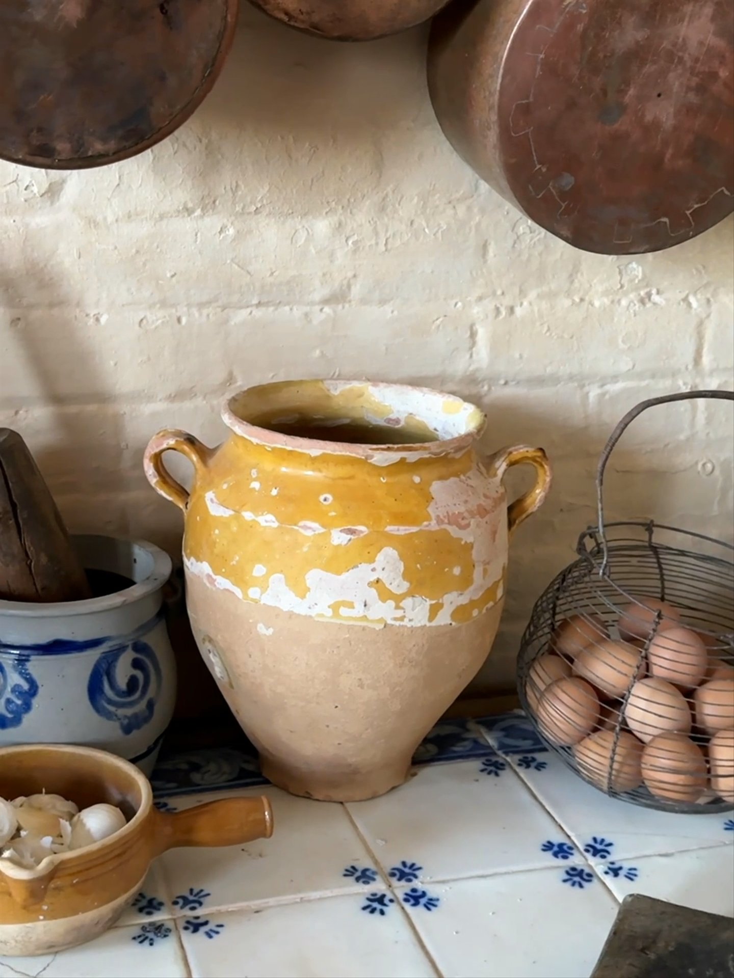 Yellow Confit Pot