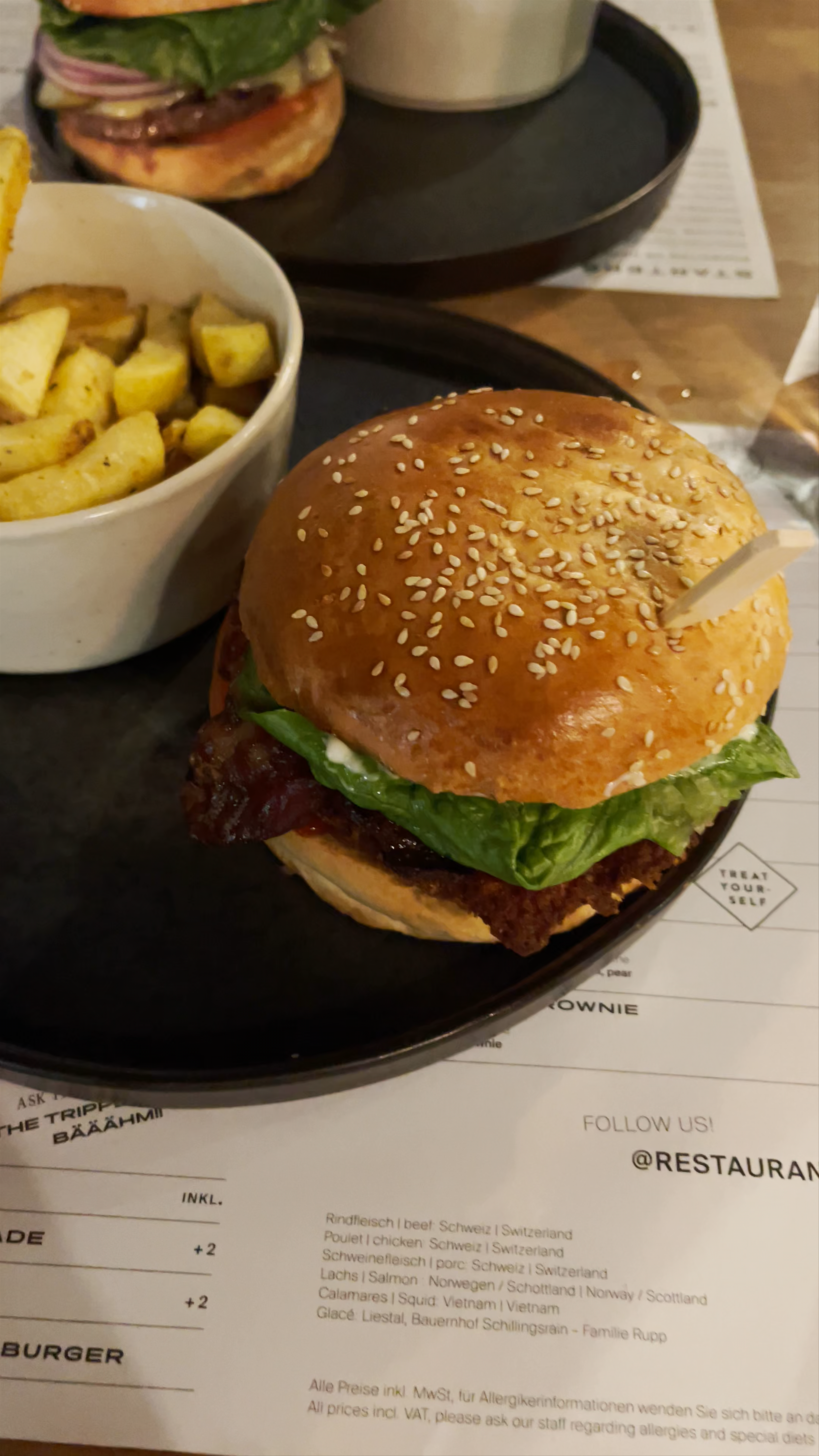 Gourmet Burger Experience at Restaurant Union in Basel