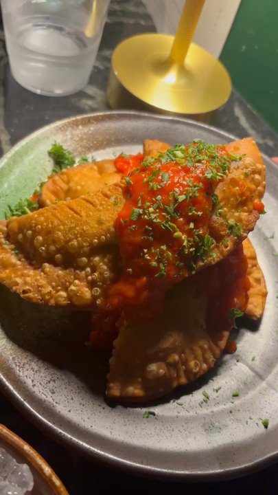 Sobre Mesa - Suya Beef Empanadas - Cocktail Bars Near Me - Oakland, California