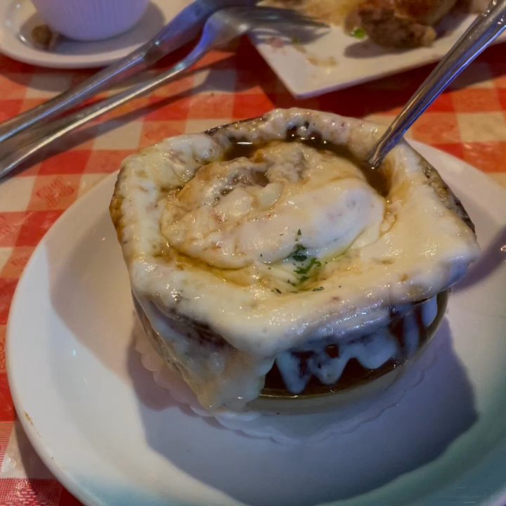 Redline Roadhouse - Best onion soup ever! - American Near Me - Cortlandt, New York