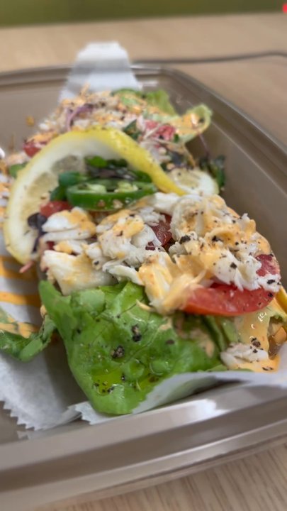 Toastique - Spicy crab toast add avocado - Juice Bars & Smoothies Near Me - Charlotte, North Carolina