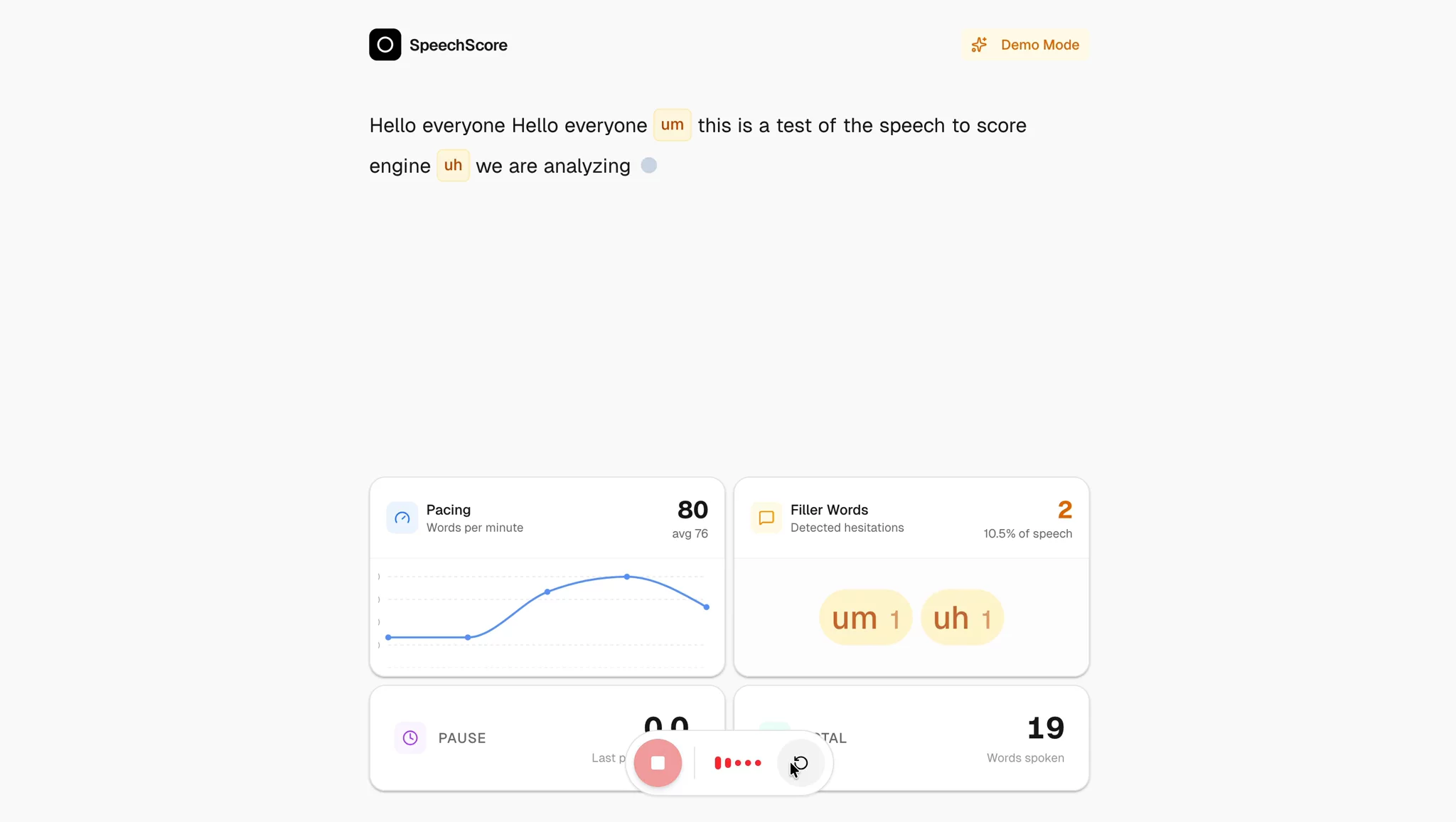 SpeechScore image 1