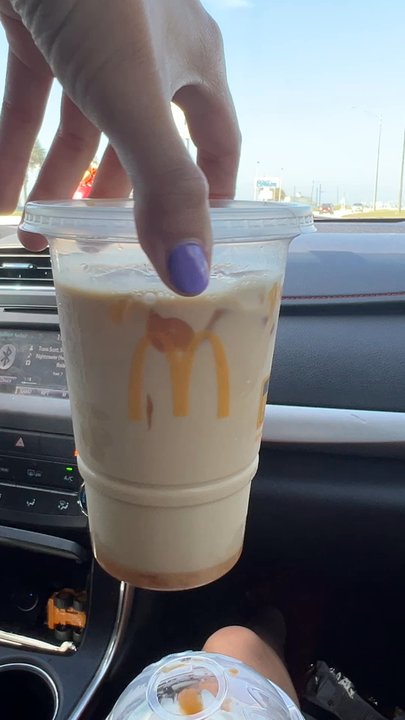 McDonald's - they werent even filled up. giving the ice coffee is already halfway filled up with ice this is unacceptable!! - Fast Food Near Me - Galveston, Texas
