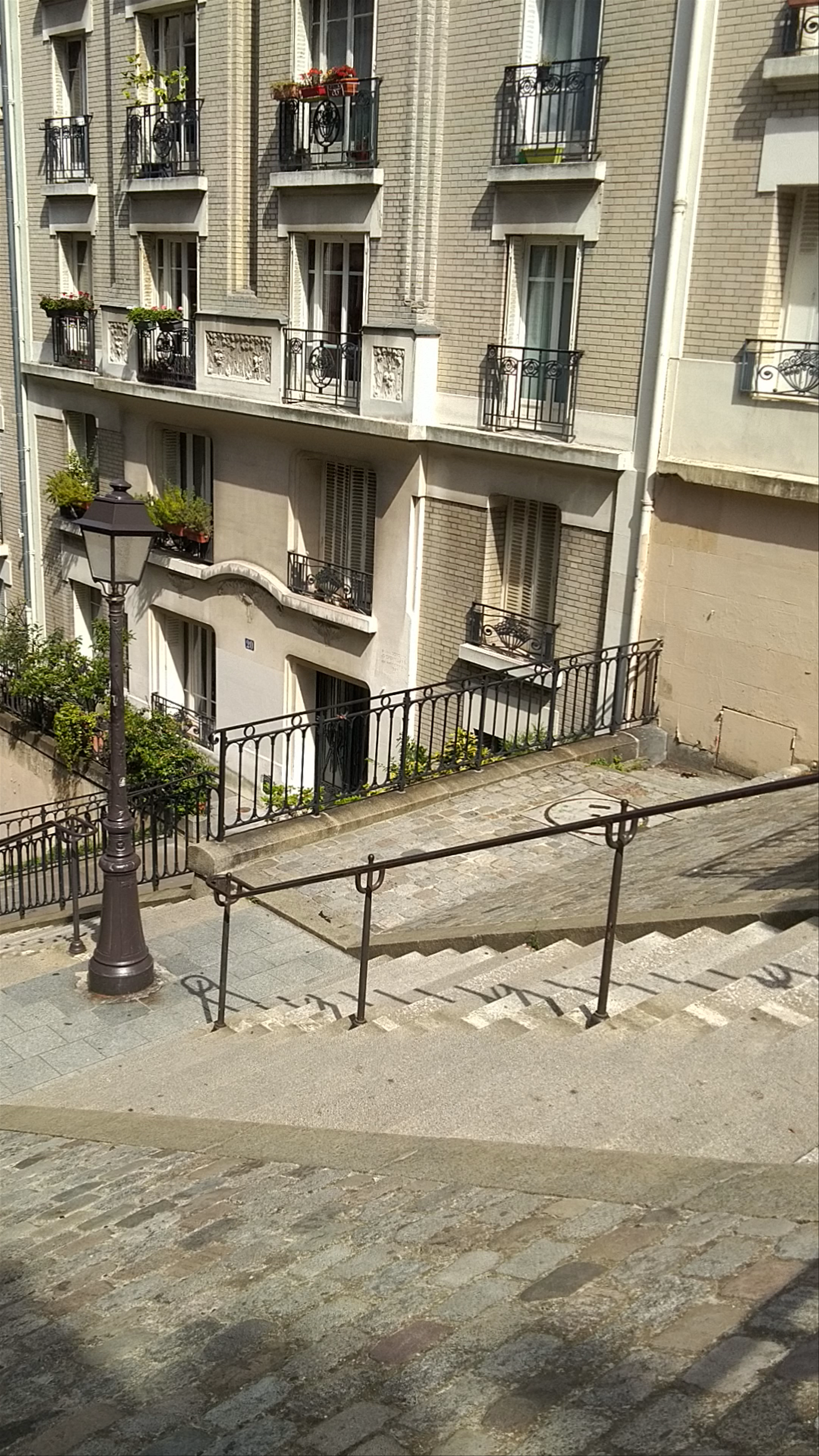 Montmartre Steps: A Sunny Afternoon Walk in Paris