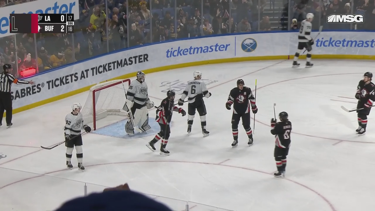 Tuch with a hat trick vs. Los Angeles Kings · Jan 29, 2026