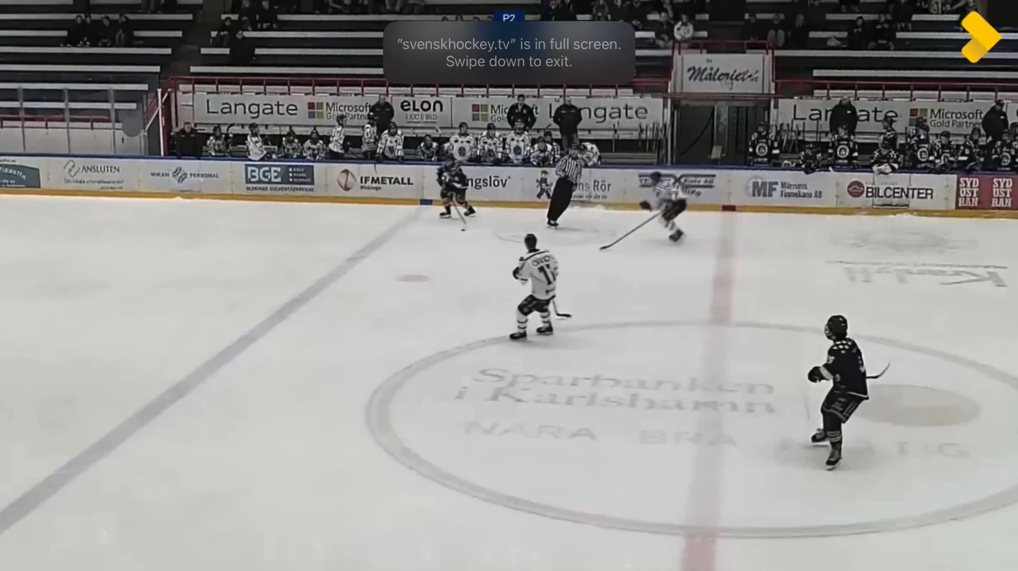 Sebastian Erkenbölling, hard on puck , dangerous scoring chance